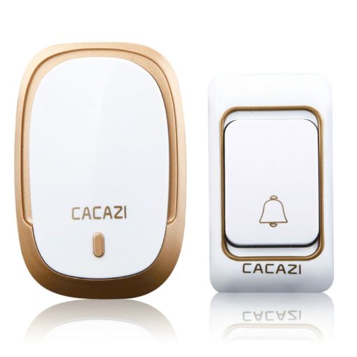 CACAZI K01 Wireless Doorbell with US/EU/UK Plug, Random Color - 1