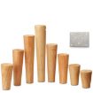 Solid Wood Vertical Furniture Leg 15cm for Sofa & Cabinet - 2