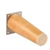 Solid Wood Vertical Furniture Leg 15cm for Sofa & Cabinet - 3