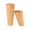 Solid Wood Vertical Furniture Leg 15cm for Sofa & Cabinet - 4