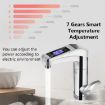 Digital Hot Water Faucet Heater, Instant Hot/Cold, EU Plug (White) - 3