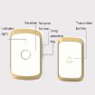 CACAZI A20 Smart Wireless Doorbell, EU Plug, Golden Style - 4