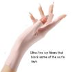 Half Finger Ice Silk Ladies Sunscreen Gloves, Linked Finger (Blue) - 3