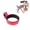 Aluminum Alloy Bicycle Coffee & Tea Cup Holder (Red) - 1