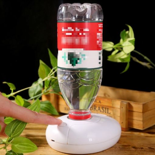 Mini Ultrasonic USB Desktop Air Humidifier with Water Bottle - 1