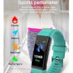 Smart Bracelet Fitness Tracker: Heart Rate, BP, Pedometer, Black - 4