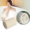 White Natural Loofah Bath & Body Sponge Scrubber - Large 12.5cm - 5