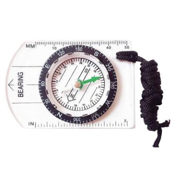 Multifunctional Mini Compass with Map Scale Ruler for Outdoor Use - 1