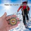 Portable Camping Outdoor Compass with Key Chain for Hiking - 4
