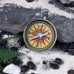 Portable Camping Outdoor Compass with Key Chain for Hiking - 5