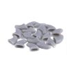 Silicone Cat Nail Caps - Soft Pet Paw Protectors, 20 PCS, Size S, Gray - 2