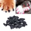 Black M 20 PCS Silicone Soft Cat Nail Caps/Pet Nail Protectors - 1
