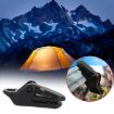 10pcs Black Tent Accessories Awning Wind Rope Clamp Clips - 2