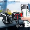 Air Outlet Car Phone Holder, Navigation Bracket - Black - 3