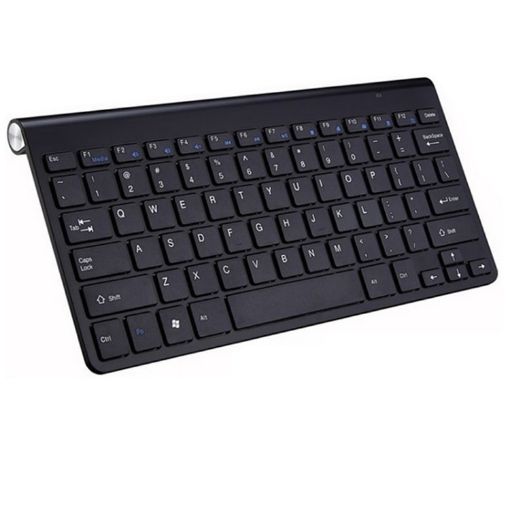 Mini Wireless USB Keyboard for Notebook/Desktop (Black) - 1