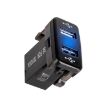 Original Hole Dual USB Car Charger for Toyota (FTWU Blue Light) - 5