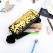 Reversible Sequin Pencil Case - Blue+Pink, Big School Gift Bag - 5