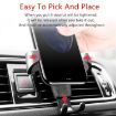 Universal Black Gravity Phone Holder for Car Air Vent Mount - 4
