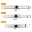 Portable 0-200mm Woodworking Scribing Marker Ruler - 3
