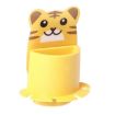 Cartoon Tiger Bathroom Paste Wall-Mounted Shelf Toothbrush Holder - 1
