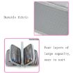 Four-Layer Sketch Pencil Case, 72 Holes, Solid Black Square Design - 5