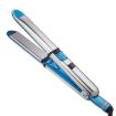 2 in 1 Blue Titanium Hair Straightener and Curler Iron - 2