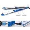 2 in 1 Blue Titanium Hair Straightener and Curler Iron - 5
