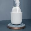 H4 USB Mini Cute Pet Air Humidifier for Home Desktop (White) - 1