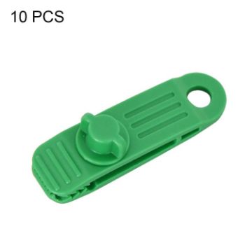Green 10pcs Tent Canopy Windproof Rainproof Tarp Clips - 1