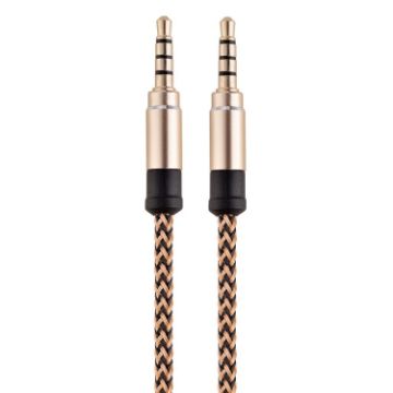 3.5mm Gold-Plated Male to Male AUX Audio Cable, 3m, Car Stereo - 1