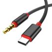 4 PCS 3.5mm To Type-C Audio Cable Adapter for Mobile Phone (Black) - 2