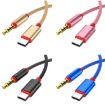 4 PCS 3.5mm To Type-C Audio Cable Adapter for Mobile Phone (Black) - 3