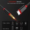 4 PCS 3.5mm To Type-C Audio Cable Adapter for Mobile Phone (Black) - 5