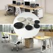 20 PCS Black 60mm ABS Round Cable Box Desk Grommet Covers - 6