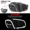 WEST BIKING Waterproof Bicycle Saddle Bag  Small (Black Red) - 6