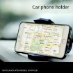 Lazy Car Desktop Phone Holder - Alligator Mouth Clip (Black Red) - 5