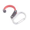Red Aluminum D-Type Multifunctional Carabiner Buckle for Outdoors - 3