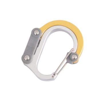 Golden Multifunctional Aluminum Carabiner Quick-Hanging Buckle - 1
