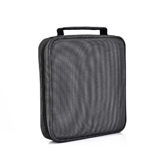 Large Capacity 120 Color Pencil Case - Gray Black Portable Bag - 1