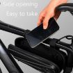 WEST BIKING YP0707257 EVA Hard Shell Bicycle Triangle Bag (Black) - 4