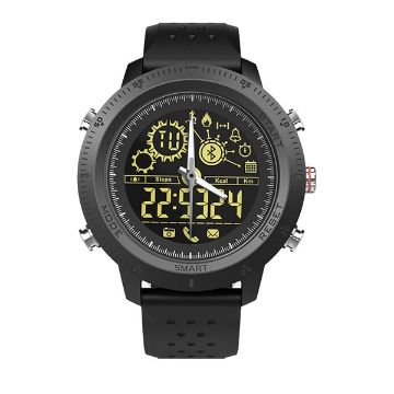 NX02 Sport Smartwatch IP67 Waterproof Call SMS Tracker Black - 1