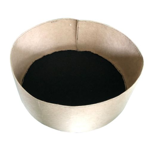 40L Camel Felt Planting Barrel - Non-Woven Indoor Seedling Bag - 1