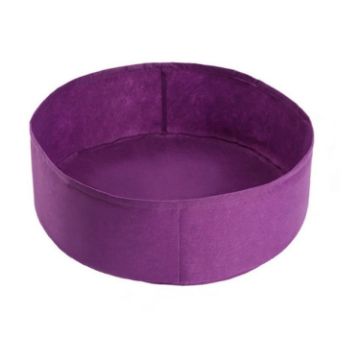 Purple 56L Felt Planting Barrel - 60x20cm Non-Woven Seedling Bag - 1