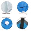Camping Sunshade Waterproof Mat, 300x300cm Ultra-Light Sky Blue - 5