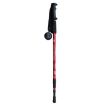 JUNGLELEOPARD Red 3-Section Aluminum Trekking Pole, 66-135cm - 1