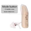 G28 Left Ear Old Man Hearing Aid Amplifier, Skin Color - 3