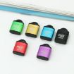 Blue 480Mbps Mini Micro SD TF Card Reader for Phone & Computer - 2
