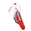 WEST BIKING YP0801117 Bike Seat Cushion, Free Size White Red - 1
