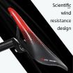 WEST BIKING YP0801117 Bike Seat Cushion, Free Size White Red - 4