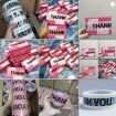Express Thank You Sealing Tape - White Bottom, Black Text - 5